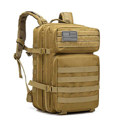 XIAO HUI Mochila táctica de 45 L, para Senderismo, Senderismo, Impermeable, para Senderismo, Ciclismo, Escalada, Unisex, Khaki precio