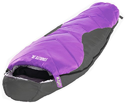 Loftra Schlafsack Starlite Junior - Saco de Dormir Momia para Acampada, Color Multicolor, Talla 170 x 70 x 50 cm