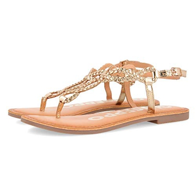 Gioseppo Fyffe, Sandalias con Punta Abierta Mujer, Dorado (Oro Oro), 36 EU