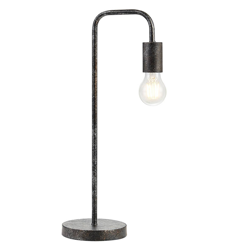 Lindby Brooke lámpara de mesa vintage, rojizo precio