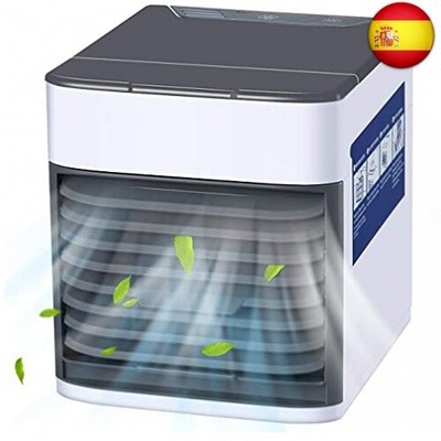 azorex Mini Enfriador de Mesa Portátil USB con Función Humidificador Aire A