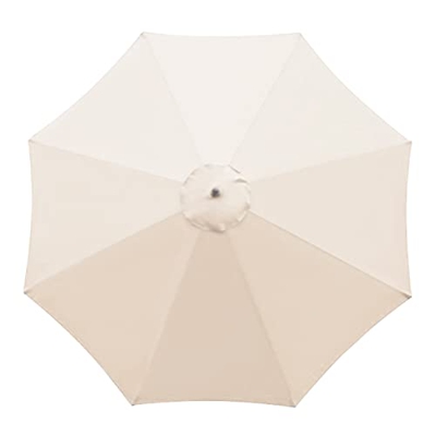 STOYRB Paraguas de mesa para exteriores, 3 m, de repuesto, 8 costillas, para patio trasero, piscina, playa, rojo (sin costillas y bastones)