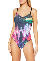 ARENA W Grace U Back One Piece, Mujer, Black Multi/Black, 44 precio