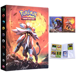 Album Pokemon, Álbum de Cartas Pokémon, Álbum Titular de Tarjetas Pokémon Carpeta Carpeta Libro 30 páginas 240 Tarjetas Capacidad (Dios del Sol) precio