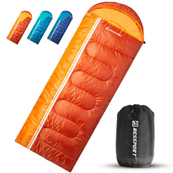 Bessport Sacos de Dormir Saco de Dormir Rectangular Impermeable Superligero con Bolsa de Compresión Adecuado para Acampar Hacer Senderismo y Otras Act precio