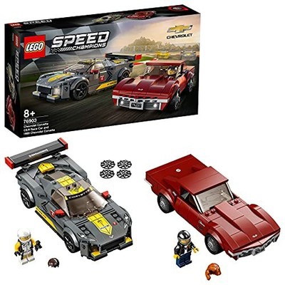 Lego Speed Champions - Chevrolet Corvette C8.R-Racerbil And 1968 Ch... TOY NUEVO