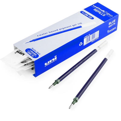 Uni-Ball Signo UM-153 Bolígrafo Repuestos - 1.0mm Punta - Tinta Gel - Azul - de