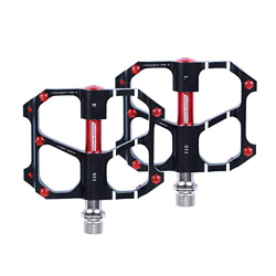 Frondent Bicicleta Multi Pedales,Pedales de Bicicleta, Bicicleta MTB de Montaña, Aluminio Antideslizante Pedales Ciclismo Durable,3 cojinetes para Bic en oferta