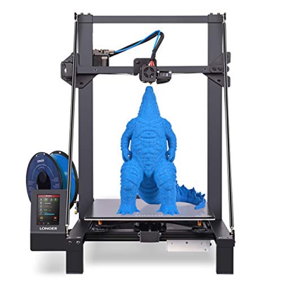 LONGER LK5 Pro Impresora 3D, con 90% Premontado, Vidrio de Celosía, Silenciar la Placa Base, Código Abierto, Tamaño de impresión grande 300x300x400mm