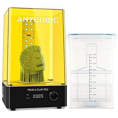 ANYCUBIC Wash and Cure Plus, la más nueva y grande 2 en 1 Wash Cure Machine Plus para modelos de impresora 3D Mono X LCD SLA DLP con luz de curado en 