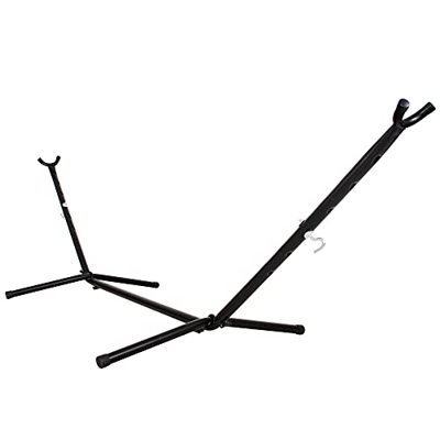 SPRINGOS Soporte de metal para hamaca de jardín, carga máxima: 200 kg, incluye bolsa de transporte, fácil montaje