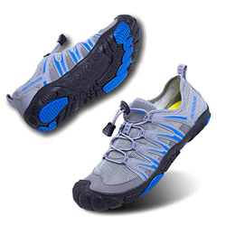 Zapatos de Agua Hombre Mujer Escarpines Secado Rápido Zapatillas Trail Running Transpirables Natación Piscina Playa Unisexo Gris G Reino Unido 40 en oferta