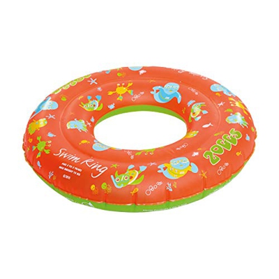 Zoggs Swim Ring flotadores para natación, Bebés Unisex, Naranja/Verde/Multi, 2-3 años