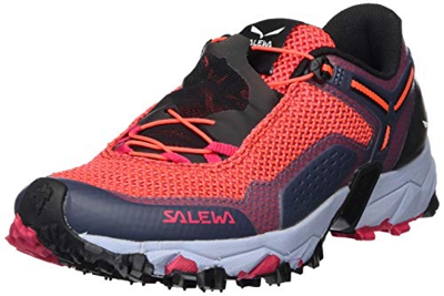Salewa WS Ultra Train 2, Zapatillas para carrera de senderos Mujer, Rosa (Virtual Pink/Fluo Coral), 36 EU
