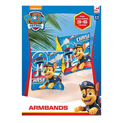 Sambro Manguitos de la Patrulla Canina PWP16-3903-1 para niños de 3 a 6 años, con válvula de Seguridad, Ideal para Piscina, Playa y Piscina