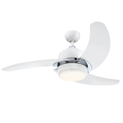 Westinghouse Ventilador de Techo Con LED Lámpara Y Cordón Simone Blanco 122CM en oferta