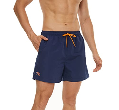 TRABIG Bañador Hombre Shorts de Baño Bañadores Hombre Cortos Bañadores Piscina Multicolor de Secado Rápido Impermeable con Forro de Malla Traje/Shorts