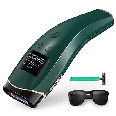 IPL Depiladora de Luz Pulsada, Depiladora Mujer 999,900 Flashes, Maquina Depilacion Laser, Permanente Sin Dolor para Facial Piernas Cara Cuerpo Tiene 