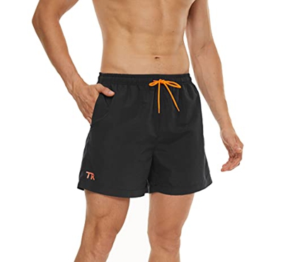 TRABIG Bañador Hombre Shorts de Baño Bañadores Hombre Cortos Bañadores Piscina Multicolor de Secado Rápido Impermeable con Forro de Malla Traje/Shorts
