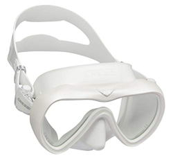 Cressi A1 Mask Lens Antifog Máscara de Buceo y apnea antivaho de Vidrio, Unisex-Adult, Blanco/Blanco/Lente Transparente, Talla única características