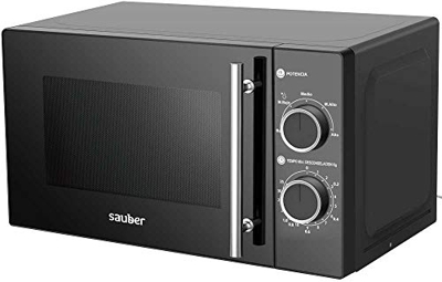 Sauber - Microondas SERIE 3-21B - 20 litros - Color Negro