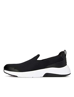 CARE OF by PUMA Slip on Runner Low-Top Sneakers, Negro (Black-White), 42 EU