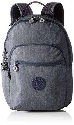 Kipling SEOUL S Mochila tipo casual, Azul (Active Denim)