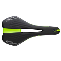 Sella italia X1 Flow Sillín, Unisex, Negro/Verde en oferta