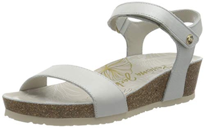 Panama Jack Capri Nacar, Sandalia con Pulsera Mujer, Blanco (Blanco B1), 40 EU