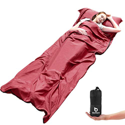 BACKTURE Saco de Dormir, Saco de Dormir Profesional con Bolsa de Compresión de Malla, Multifuncional Microfibra Aire Acondicionado edredón y sábanas,  características