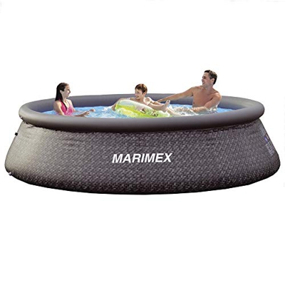 Marimex Tampa Ratan - Piscina hinchable para jardín sin accesorios, redonda, 3,66 x 0,91 m