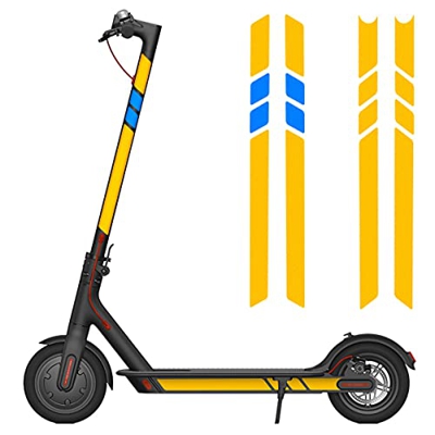 Pegatina Reflectante de patinetes eléctricos, Accesorio de Scooter eléctrico para Patinete electrico Xiaomi M365, Pegatina Lateral Reflectante Imperme