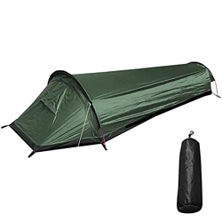 1 Persona Tienda de Senderismo, Ultraligera Tienda de Campaña Portátil Impermeable Tienda Campaña Configuración Rápida Tienda de Campaña Bolsa Vivac c características
