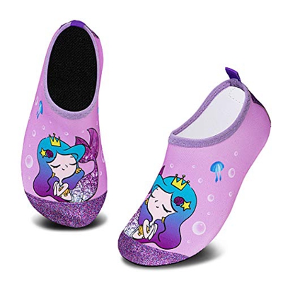 Kyopp Zapatos de Agua para Niños Secado Rápido Chicos Zapatillas Acuáticas Antideslizantes para niños para Piscina de Playa