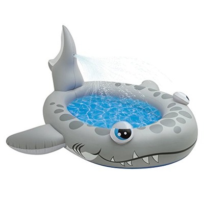 Intex - Piscina hinchable, 229 x 226 x 107 cm, 182 l, diseño Tiburón (57433NP)