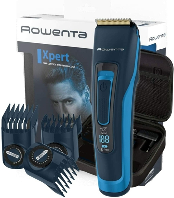 Rowenta Advancer Xpert TN5241 Cortapelos titanio, 45 ajustes 120 minutos autinom