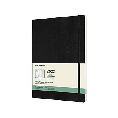 2022 12M WKLY NTBK XL BLK SOFT NUEVO