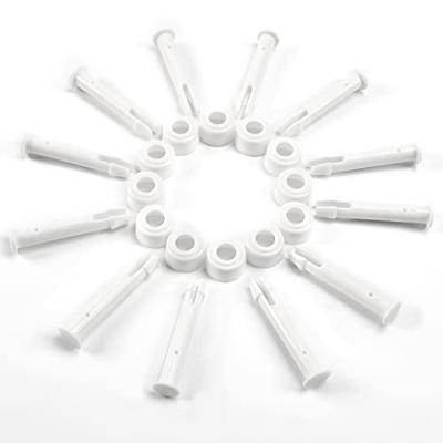 KATELUO Piezas de Repuesto para Piscinas (Joint Pins & Seals) -12 Piezas, para Piscinas de Marco - Piscina Rectangular/Redonda (5.5cm/2.17in)