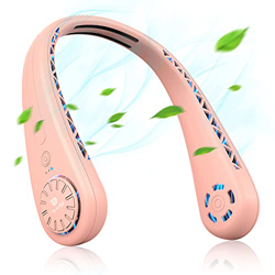 Tesoky Ventilador de Cuello, Ventilador sin Aspas Manos Libres, Ventilador Usb Portatil Recargable con 3 Velocidades, Mini Ventilador Portatil para Of precio