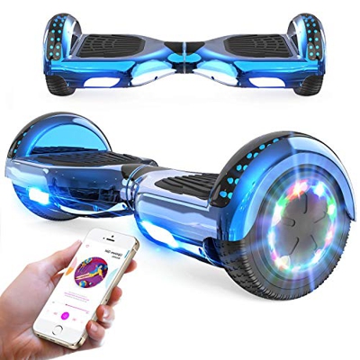 RCB Hoverboards 6.5 Pulgadas Overboard para Niños y Adolescentes Patinete Eléctrico Auto-equilibrado con Bluetooth Scooter Eléctrico con Potente Motor