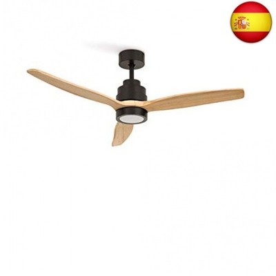 IKOHS Create WINDSTYLANCE DC Black - Ventilador de Techo 40W DC Reverse con Luz