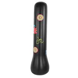Alomejor Saco de Boxeo Espesar Saco de Boxeo Inflable de Fitness Tumbler Independiente Liberador de estrés de Fitness (1.4M -Negro) precio