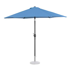 Uniprodo Sombrilla para Terraza Uni_Umbrella_R270BL (Color Azul, Hexagonal, Pantalla De Ø 270 cm, Inclinable) en oferta