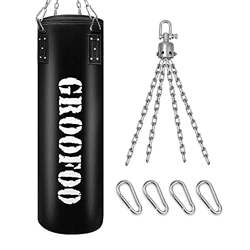 GROOFOO Saco de Boxeo Duradero Bolsa de Boxeo Pesados de Arena Vacío Sin Relleno para Hombres Y Mujeres Unisex Adulto para Pared Gym Entrenamiento Fit precio