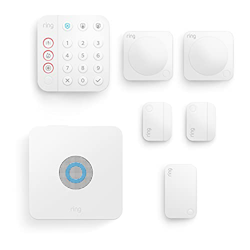 Nuevo kit de 7 piezas Ring Alarm de Amazon (2.ª generación) | Sistema de seguridad para el hogar compatible con Alexa y con vigilancia asistida opcion en oferta