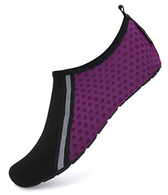 SAGUARO Escarpines Hombre Zapatillas Agua Mujer Antideslizante Secado Rápido Zapatos de Surf Escarpines Vela 031 Violeta Gr.38/39