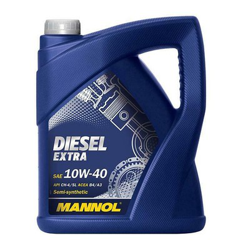 Imagen de ACEITE DE MOTOR 5L MANNOL 10W-40 DIESEL EXTRA API CH-4, ACEA A3, API SL, ACEA B4 al mejor precio ACEITE DE MOTOR 5L MANNOL 10W-40 DIESEL EXTRA API CH-4, ACEA A3, API SL, ACEA B4 características