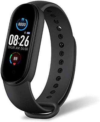 Smartwatch,Pantalla de Reloj Inteligente Impermeable IP67 con Pulsómetros , Pulsera de Actividad Inteligente con Monitor de Sueño Contador de Caloría 