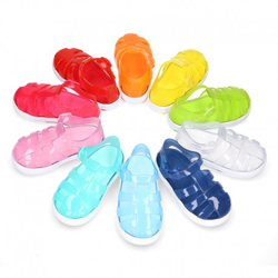 Cangrejera Niños Tipo Tenis Con Botón Clip Para Playa Y Piscina. 27 Amarillo precio