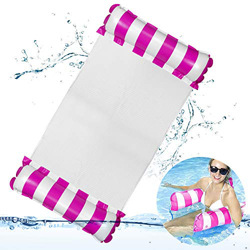 O-Kinee Hamaca Flotante Piscina, Hamaca de Agua Inflable, Hamaca Flotante, Portátil Agua Hamaca, Cama Flotante de Agua, Cómoda Piscina Playa Flotador  en oferta